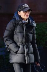 JULIANNA MARGUILES Out with Her Dog in New York 11/28/2022