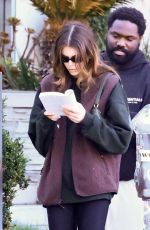 KAIA GERBER Out and About in Los Feliz 11/03/2022