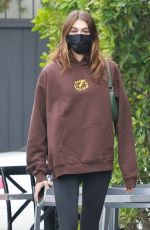 KAIA GERBER Out for a Green Juice in Hollywood 11/28/2022