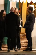 KAIA GERBER with Friends at Valet After Dinner in Los Angeles 11/22/2022
