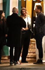 KAIA GERBER with Friends at Valet After Dinner in Los Angeles 11/22/2022