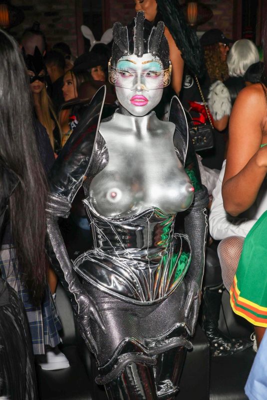 KARRUECHE TRAN Arrives at Lenny’s Halloween Party in Los Angeles 10/30/2022