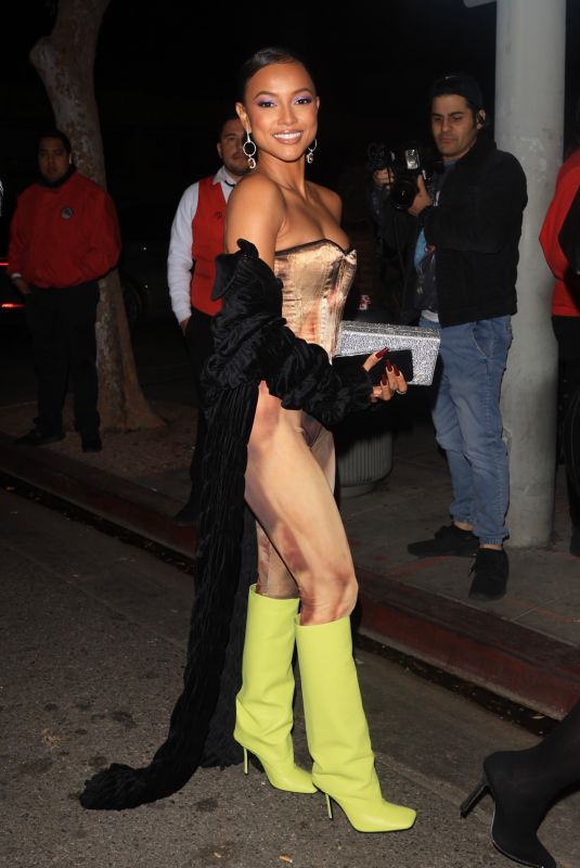 KARRUECHE TRAN Leaves a Party in West Hollywood 11/20/2022
