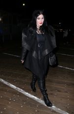 KAT VON D Arrives at Paris Hilton