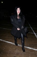 KAT VON D Arrives at Paris Hilton