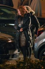 KATE BECKINSALE on the Set of Canary Black in Croatia 11/12/2022