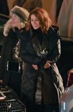 KATE BECKINSALE on the Set of Canary Black in Croatia 11/12/2022
