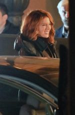 KATE BECKINSALE on the Set of Canary Black in Croatia 11/12/2022