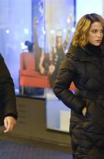 KATE BECKINSALE on the Set of Canary Black in Croatia 11/16/2022
