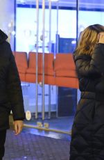 KATE BECKINSALE on the Set of Canary Black in Croatia 11/16/2022