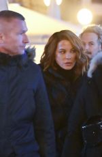 KATE BECKINSALE on the Set of Canary Black in Los Angeles 11/07/2022