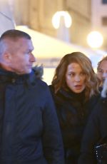 KATE BECKINSALE on the Set of Canary Black in Los Angeles 11/07/2022