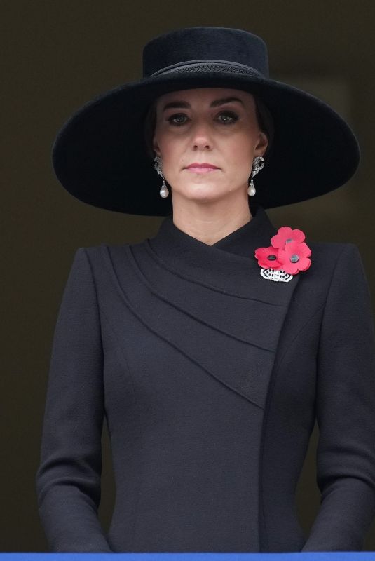 KATE MIDDLETON at Annual Festival of Remembrance at The Cenotaph in London 11/13/2022