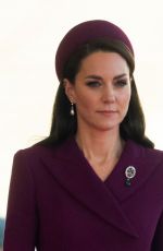 KATE MIDDLETON Greets President Cyril Ramaphosa of South Africa in London 11/22/2022