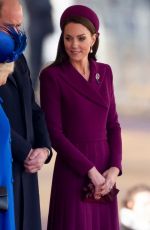 KATE MIDDLETON Greets President Cyril Ramaphosa of South Africa in London 11/22/2022