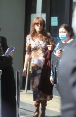 KATEY SAGAL Arrives at Christina Applegate