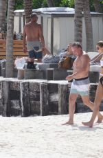KATHARINA MAZEPA Out at a Beach in Tulum 11/26/2022