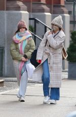 KATIE HOLMES and SURI CRUISE Out in New York 11/17/2022