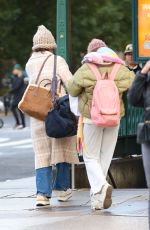 KATIE HOLMES and SURI CRUISE Out in New York 11/17/2022