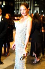 KATIE HOLMES Arrives at CFDA Fashion Awards Newin  York 11/07/2022
