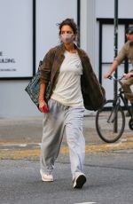KATIE HOLMES Out and About in New York 11/04/2022