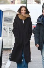 KATIE HOLMES Out and About in New York 11/22/2022