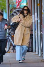KATIE HOLMES Out and About in New York 11/28/2022