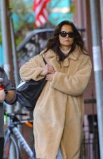 KATIE HOLMES Out and About in New York 11/28/2022