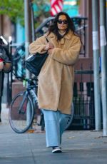 KATIE HOLMES Out and About in New York 11/28/2022