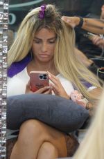 KATIE PRICE at a Hair Salon in West Sussex 11/19/2022