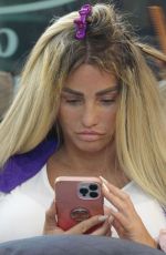 KATIE PRICE at a Hair Salon in West Sussex 11/19/2022