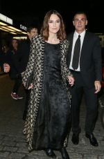 KEIRA KNIGHTLEY Leaves Charlotte Screening at Curzon Mayfair Cinema in London 11/15/2022