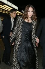 KEIRA KNIGHTLEY Leaves Charlotte Screening at Curzon Mayfair Cinema in London 11/15/2022