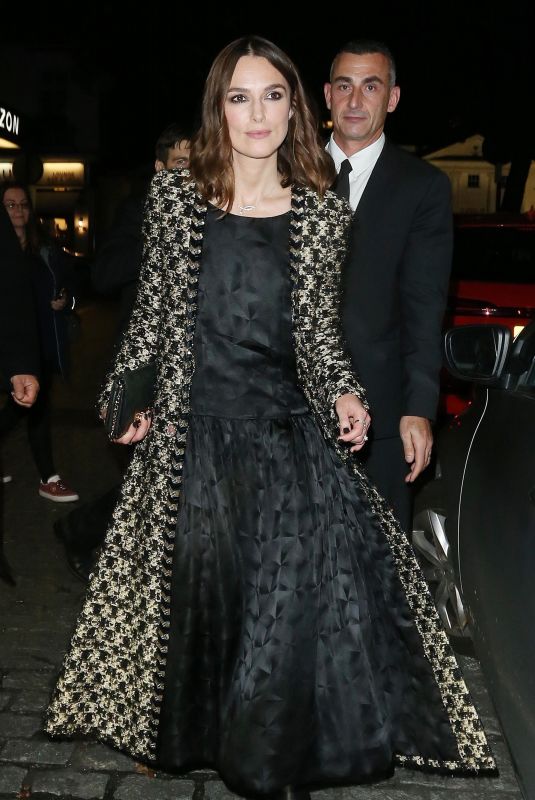 KEIRA KNIGHTLEY Leaves Charlotte Screening at Curzon Mayfair Cinema in London 11/15/2022