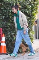 KELLY GALE Out with Her Dog and a Friend in Los Angeles 11/25/2022