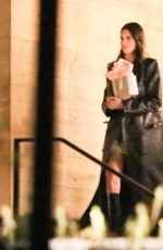 KENDALL JENNER Arrives at Hailey Bieber