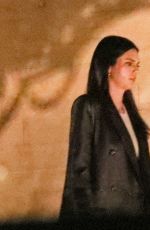 KENDALL JENNER Arrives at Hailey Bieber