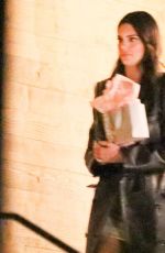 KENDALL JENNER Arrives at Hailey Bieber