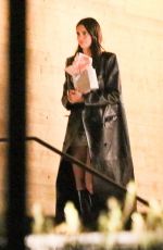 KENDALL JENNER Arrives at Hailey Bieber