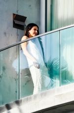 KENDALL JENNER at a Photoshoot on a Balcony in Hollywood Hills 11/17/2022