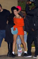 KENDALL JENNER, HAILEY BIEBER and JUSTINE SKYE Out for Dinner at Nobu in Malibu 11/29/2022