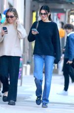 KENDALL JENNER Out with a Friend in New York 11/09/2022