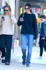 KENDALL JENNER Out with a Friend in New York 11/09/2022