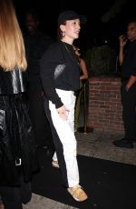 KESS GLYNNE Arrives at Halloween Party at Delilah in West Hollywood 10/31/2022
