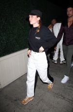KESS GLYNNE Arrives at Halloween Party at Delilah in West Hollywood 10/31/2022