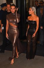 KIM and KHLOE KARDASHIAN Heading to CFDA Fashion Awards in New York 11/07/2022