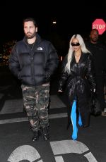 KIM KARDASHIAN and Scott Disick Night Out in Woodland Hills 11/04/2022