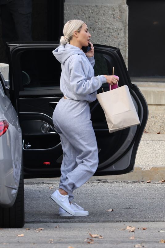 KIM KARDASHIAN Arrives at DTA Records Studio in Calabasas 11/28/2022