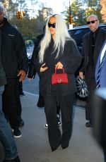 KIM KARDASHIAN Arrives at Ritz Carlton Hotel in New York 11/07/2022
