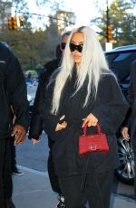 KIM KARDASHIAN Arrives at Ritz Carlton Hotel in New York 11/07/2022